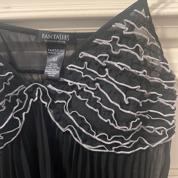 NWT Fantasies by Morgan Taylor babydoll slip w/thong. - Picture 3 of 9